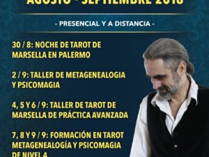 Actividades de Tarot , Psicomagia y Metagenealogia con  Christophe Richart Carrozza en Argentina